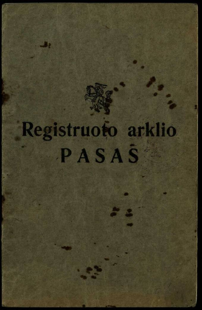 Registruoto arklio pasas