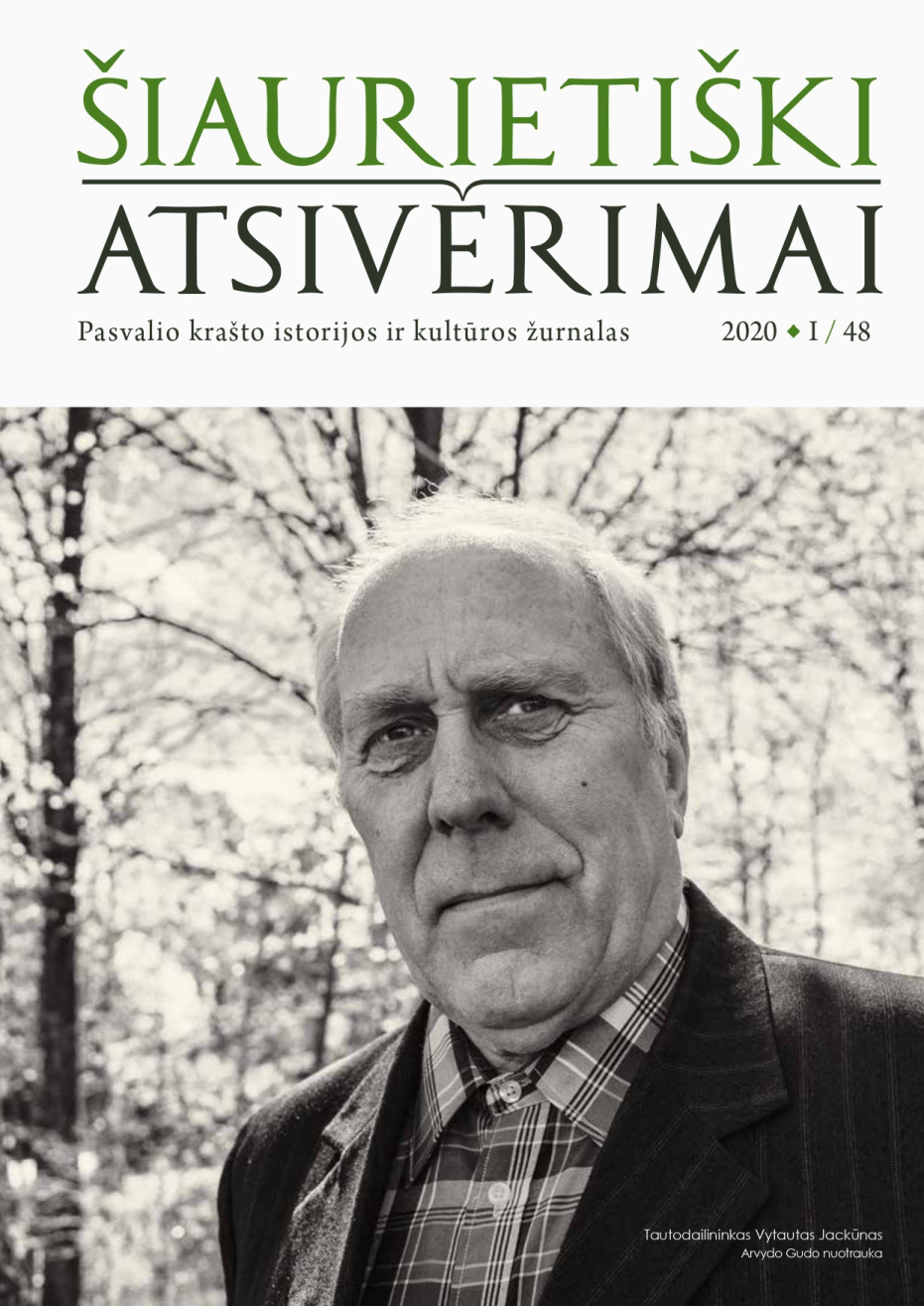 Šiaurietiški atsivėrimai : Pasvalio krašto istorijos ir kultūros žurnalas 2020, nr. 1 (48)