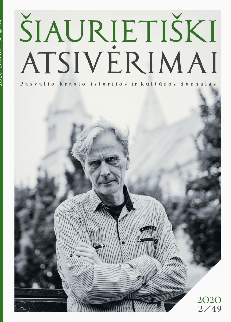 Šiaurietiški atsivėrimai : Pasvalio krašto istorijos ir kultūros žurnalas 2020, nr. 2 (49)