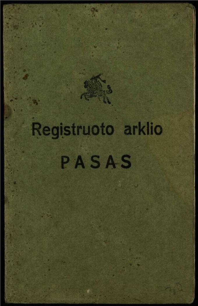 Registruoto arklio pasas