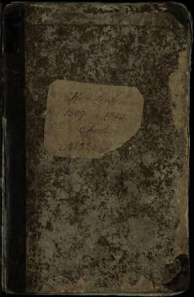 Vaškų (Konstantinavo) Romos katalikų parapijos bažnyčios 1809–1823 metų krikšto metrikų knyga