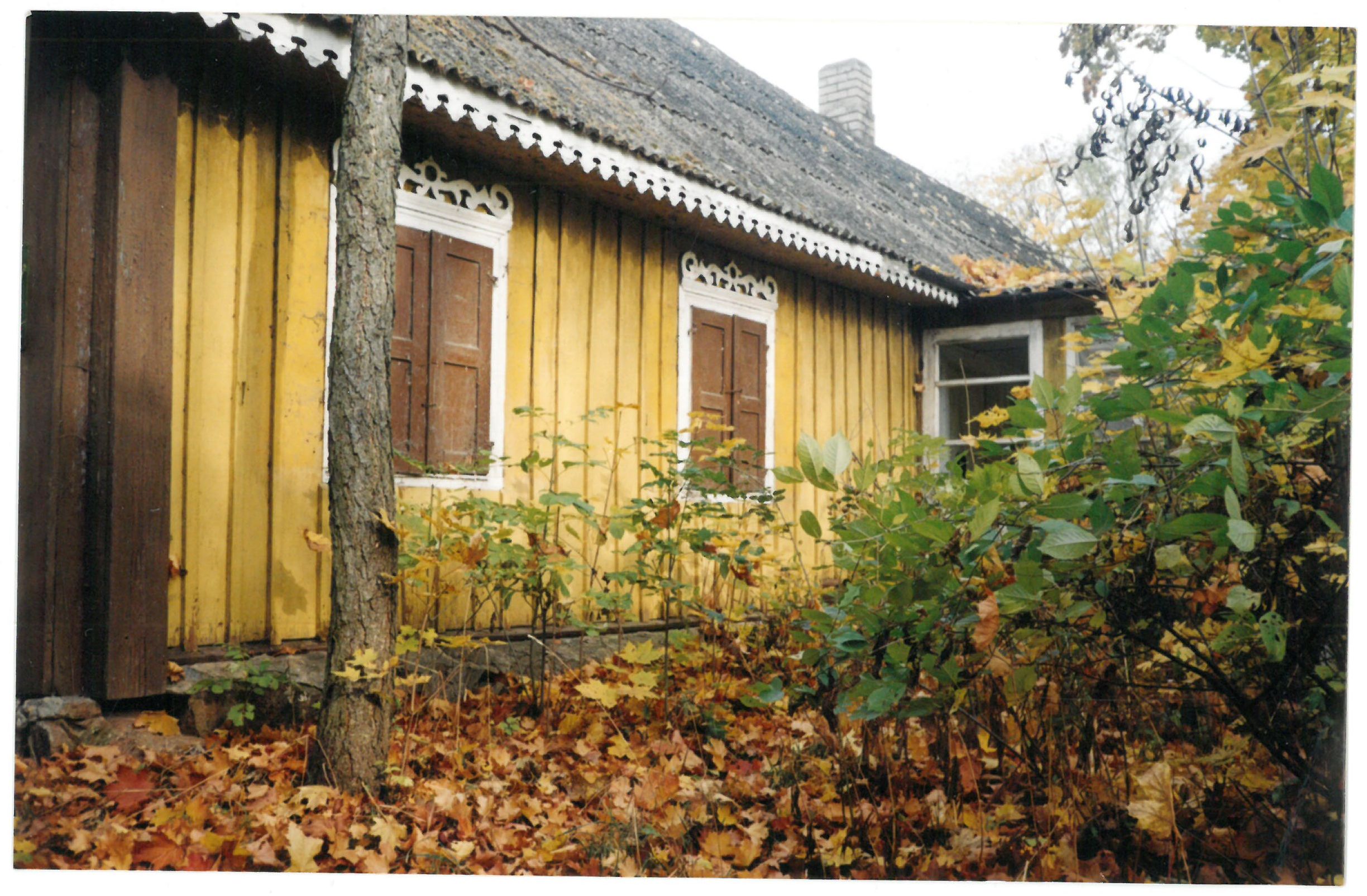 Namas Nr. 14 Kalno g., Pasvalyje, kuriame rašytojas Albinas Vaitkus nuomojosi kambarį 