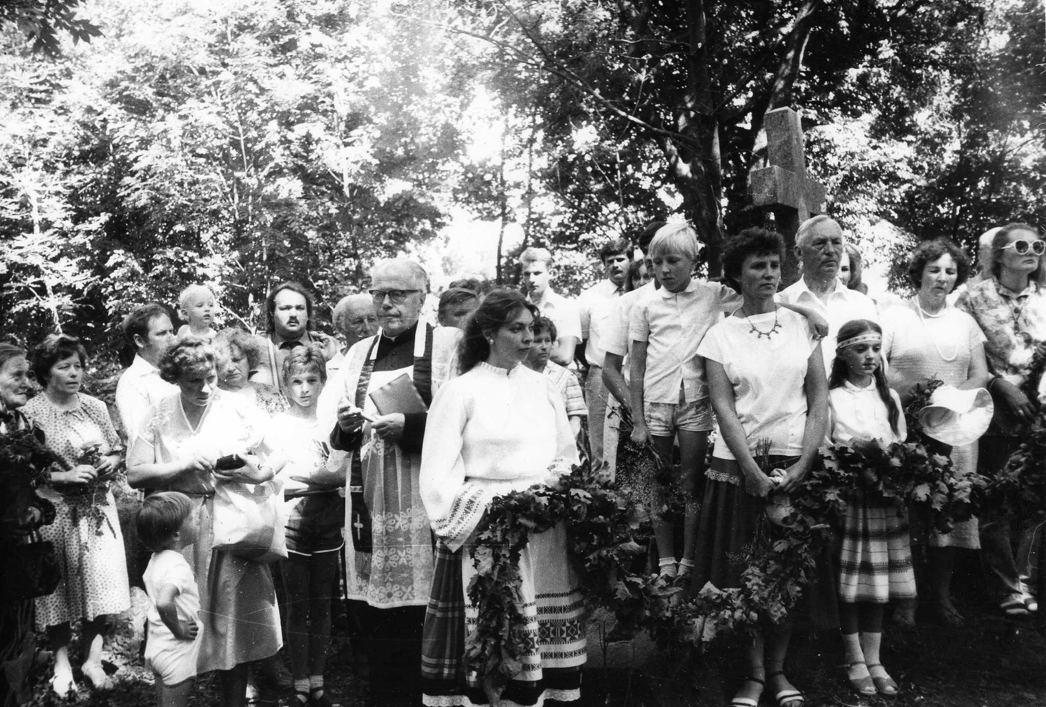 Vasinauskų giminės susitikimas. 1989 m.