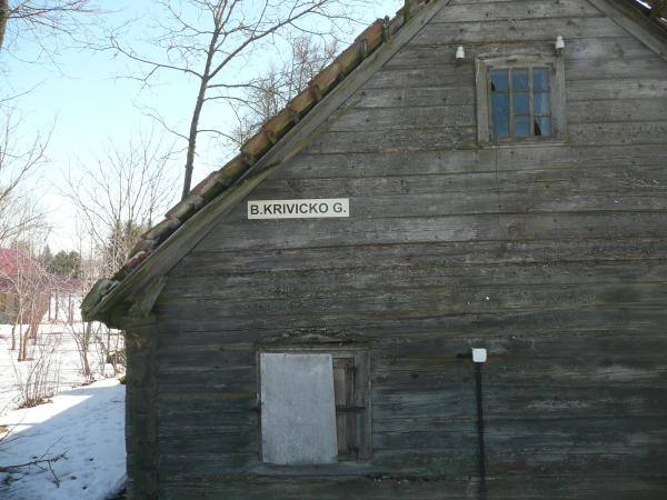 Poeto, partizano Broniaus Krivicko gimtojo namo fragmentas. Tomos Mikalajūnaitės nuotrauka, 2013