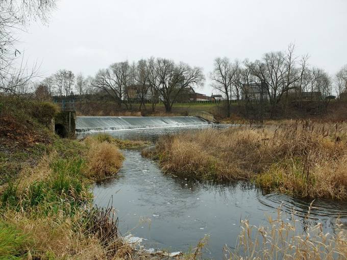 Pasvalio miesto vandens malūno užtvanka. Tomos Mikalajūnaitės nuotrauka, 2019 