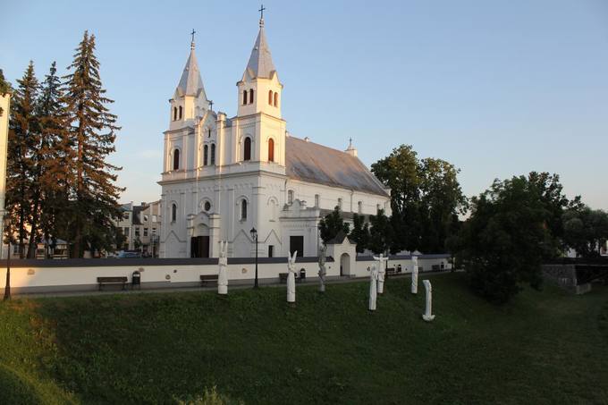 Pasvalio Šv. Jono Krikštytojo bažnyčia.  Aidos Leimontaitės nuotrauka, 2019.