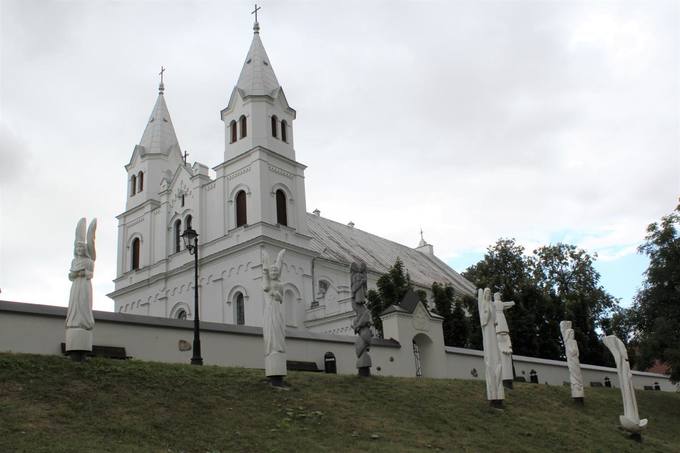 Pasvalio Šv. Jono Krikštytojo bažnyčia. Aidos Leimontaitės nuotrauka, 2019. 