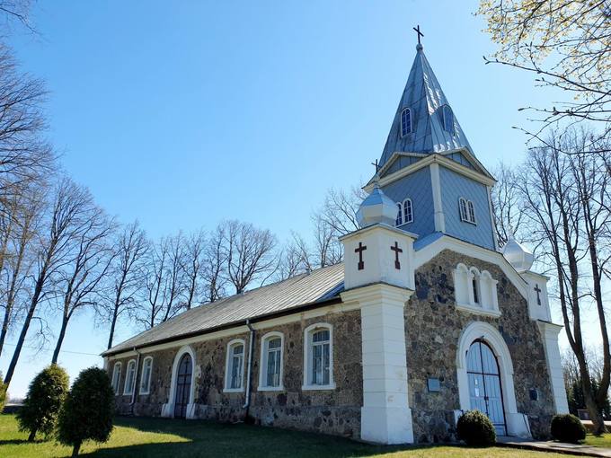 Skrebotiškio Švč. Jėzaus Širdies bažnyčia. Tomos Mikalajūnaitės nuotrauka, 2020