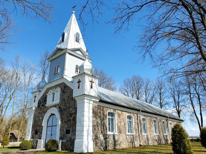 Skrebotiškio Švč. Jėzaus Širdies bažnyčia. Tomos Mikalajūnaitės nuotrauka, 2020