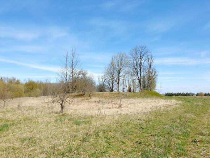 Seniau Norelius vadino Užkape, nes čia yra buvusios net 4 kapinės. Fotografijoje II kapinės nuo kelio Joniškis–Žeimelis–Pasvalys (209). Tomos Mikalajūnaitės nuotrauka, 2020