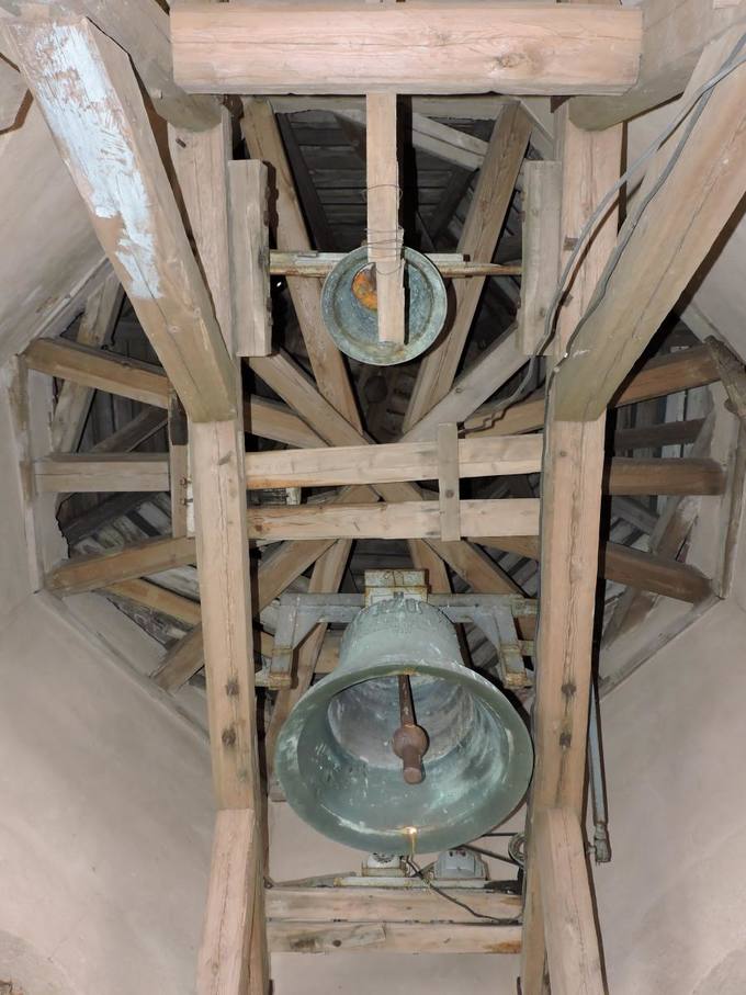 Vaškų Šv. Juozapo bažnyčios varpai. Gražvydo Balčiūnaičio nuotrauka, 2019.