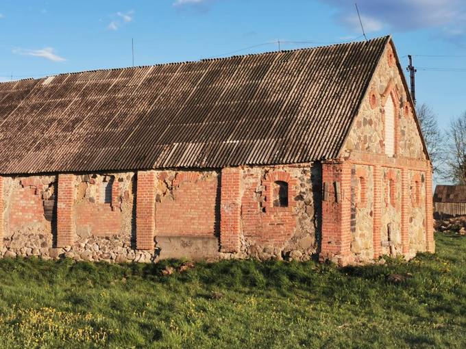 Gulbinėnų dvaro fragmentas. Almos Balčiūnienės nuotrauka, 2020.