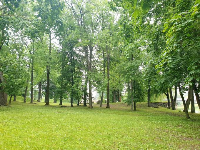 Pasvalio senosios klebonijos (Užupio) parkas. Tomos Mikalajūnaitės nuotrauka, 2020