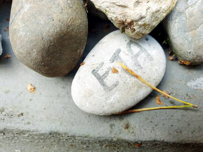 Memorialas holokausto aukoms atminti Žadeikių miške. Tomos Mikalajūnaitės nuotrauka, 2020