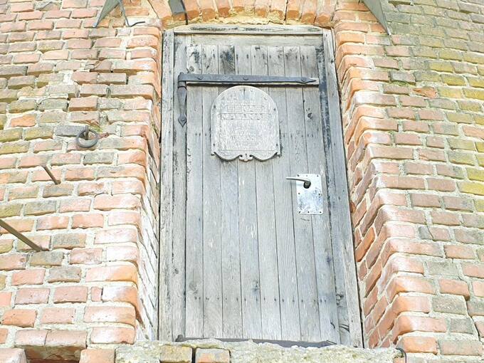 Pumpėnų vėjo malūno fragmentas. Tomos Mikalajūnaitės nuotrauka, 2020