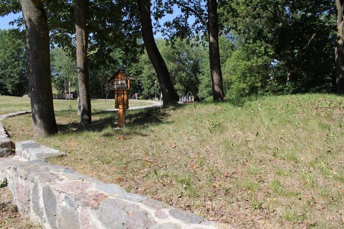 Karaimų senkapės parke „Pasvalio Šveicarija“. Aidos Leimontaitės nuotrauka, 2019 m