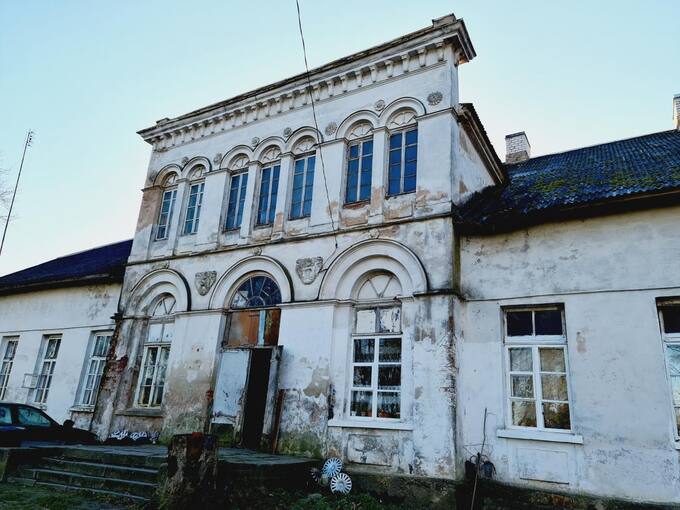 Barklainių dvaro fragmentas. Tomos Mikalajūnaitės nuotrauka, 2020