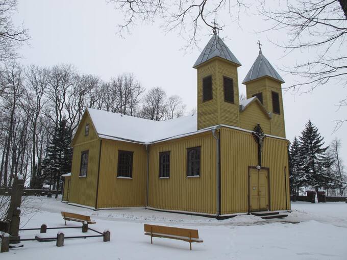 Kriklinių Švč. Mergelės Marijos Apsilankymo bažnyčia. Gražvydo Balčiūnaičio nuotrauka, 2013