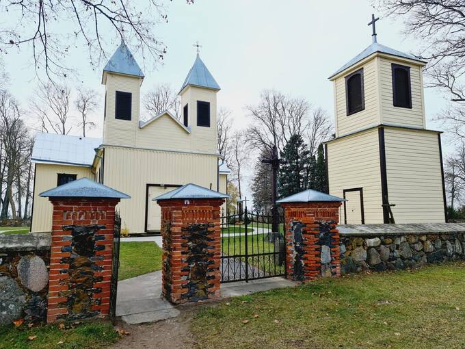 Kriklinių Švč. Mergelės Marijos Apsilankymo bažnyčia. Tomos Mikalajūnaitės nuotrauka, 2021 
