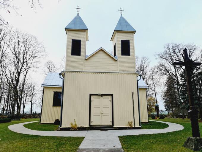 Kriklinių Švč. Mergelės Marijos Apsilankymo bažnyčia. Tomos Mikalajūnaitės nuotrauka, 2021