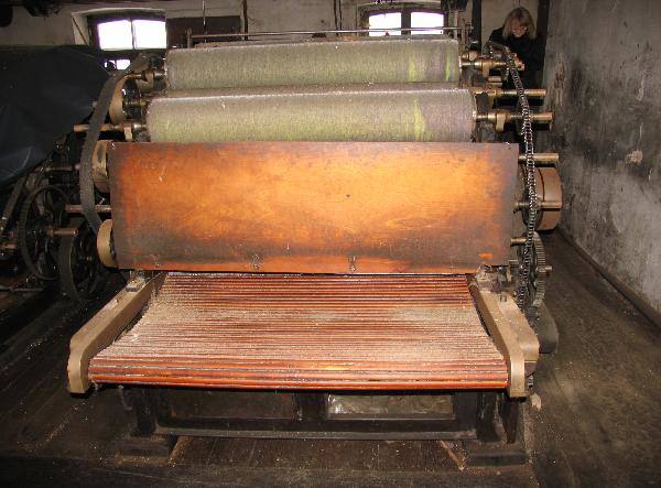 Raubonių vandens malūne, vilnų karšykloje-verpykloje. Virginijos Varanauskienės nuotrauka