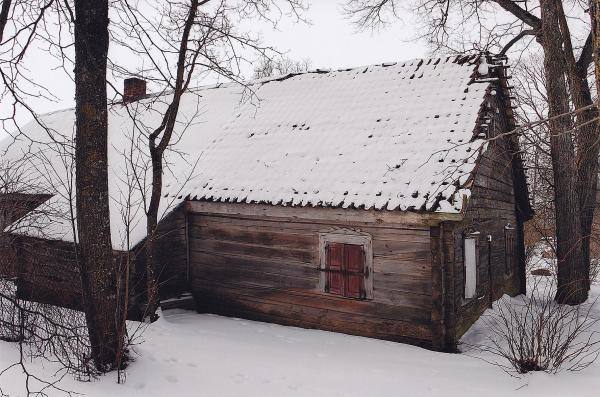 Poeto, partizano Broniaus Krivicko gimtojo namo fragmentas. Vido Dulkės nuotrauka, 2012
