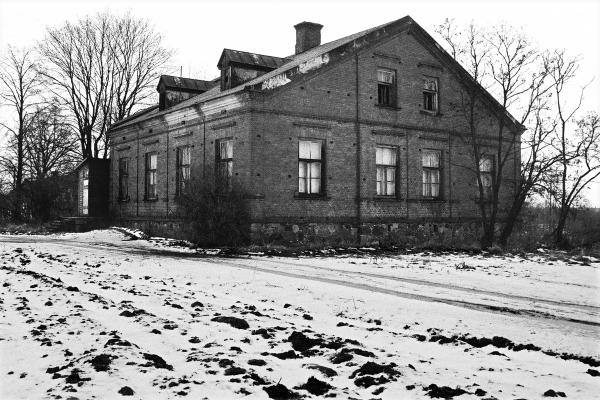 Moliūnų dvaras. Dvaro rūmai. Vido Dulkės nuotrauka, 9 dešimtmetis