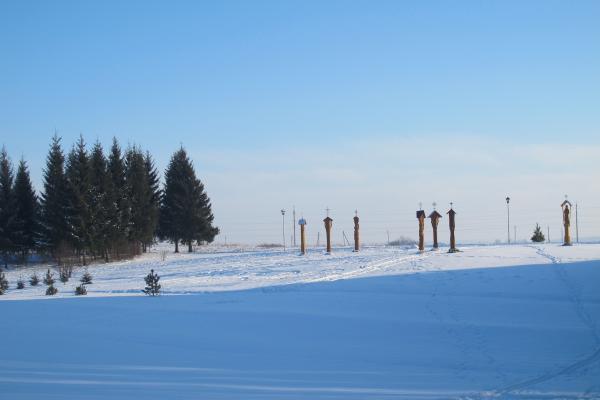 Stogastulpiai Smegduobių parke