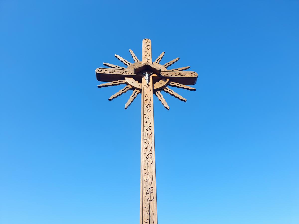 Kryžiaus Ustukių kaimui fragmentas