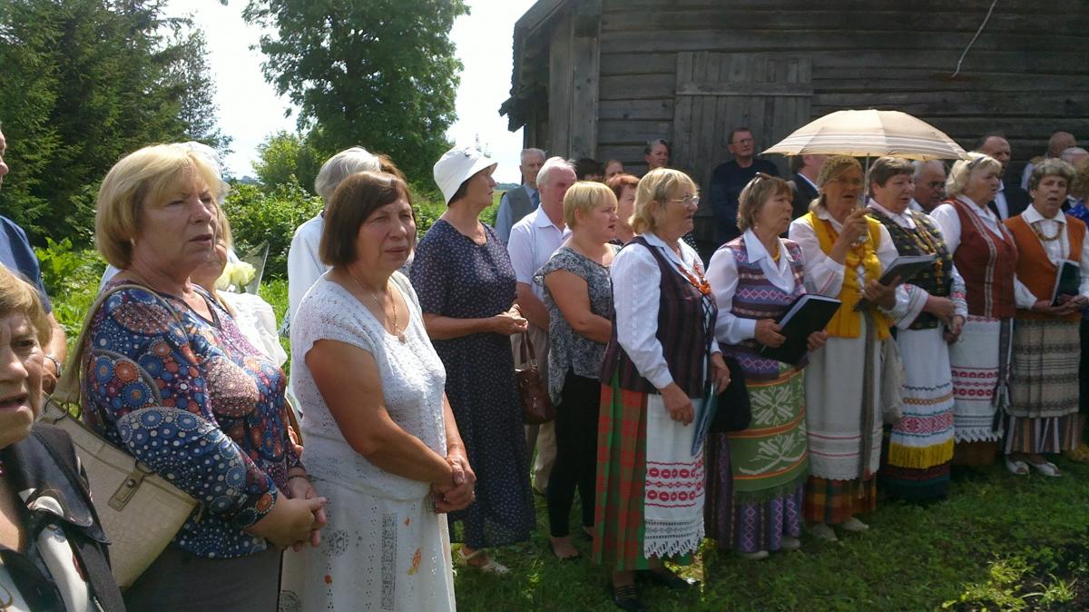 Vyskupo Antano Pranciškaus Audzijonio tėviškė Telžių kaime, Vaškų seniūnijoje, Pasvalio rajone