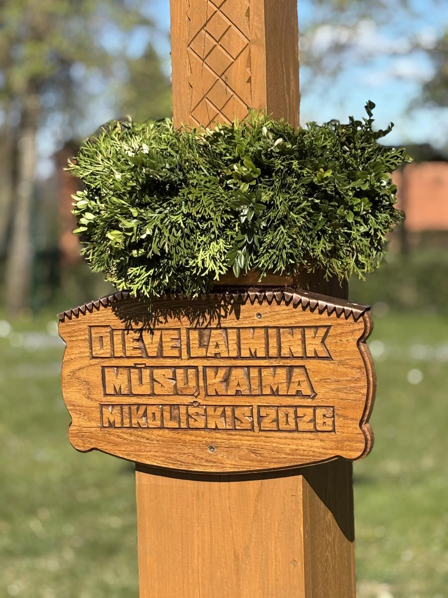 Kryžius Mikoliškio kaime, Pušaloto seniūnijoje
