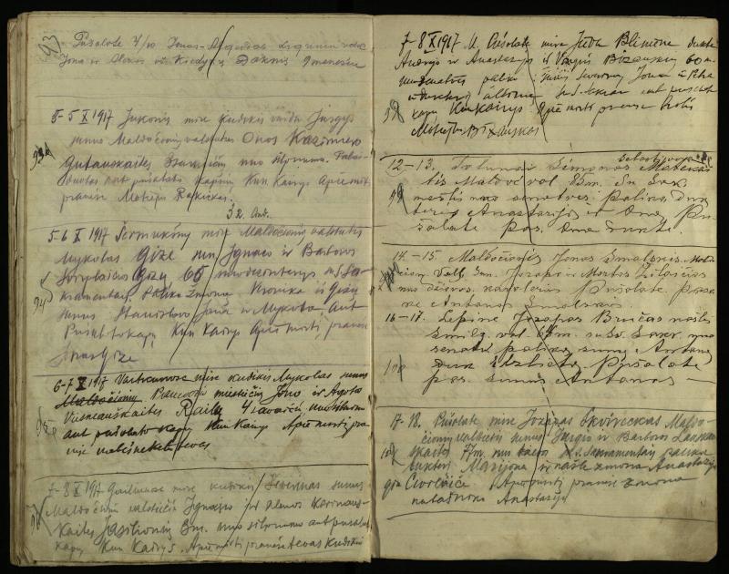 Pušaloto Romos katalikų parapijos bažnyčios 1912–1918 metų mirties metrikų knyga