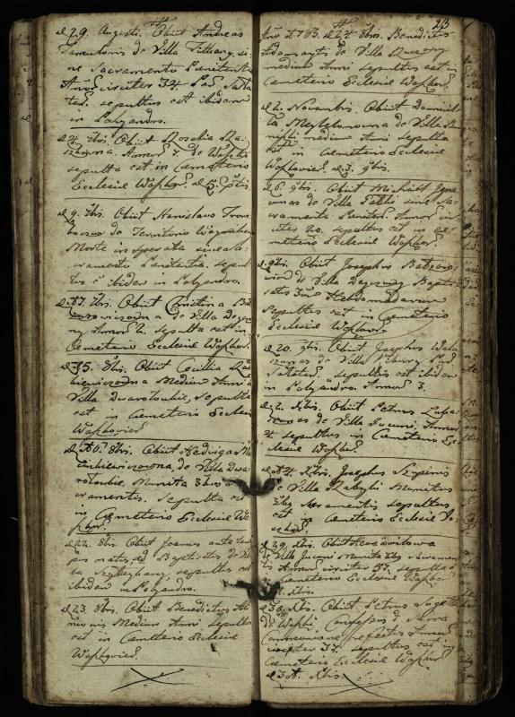 Vaškų (Konstantinavo) Romos katalikų parapijos bažnyčios 1763–1804 metų mirties metrikų knyga