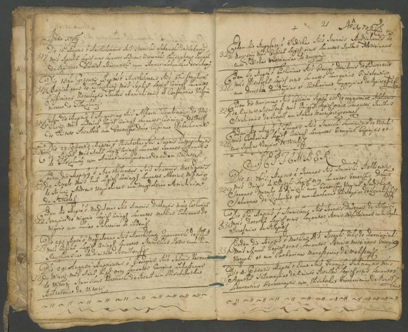 Pasvalio Romos katalikų parapijos bažnyčios 1703–1718 metų krikšto metrikų knyga
