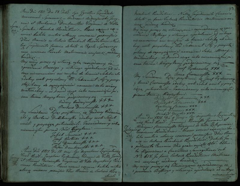 Pušaloto Romos katalikų parapijos bažnyčios 1810–1819 metų jungtuvių metrikų knyga