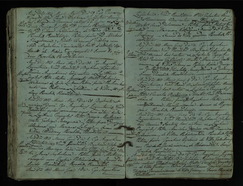 Pušaloto Romos katalikų parapijos bažnyčios 1802–1814 metų krikšto metrikų knyga