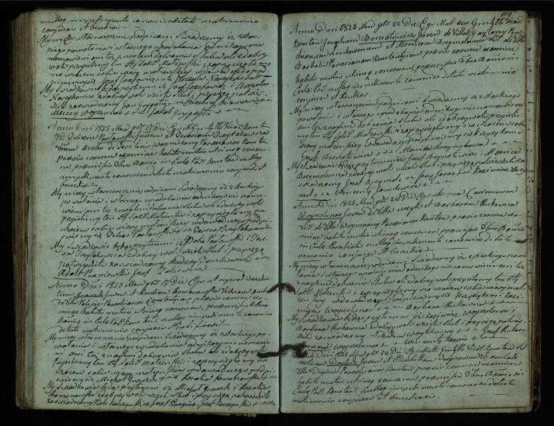 Vaškų (Konstantinavo) Romos katalikų parapijos bažnyčios 1809–1827 metų jungtuvių metrikų knyga
