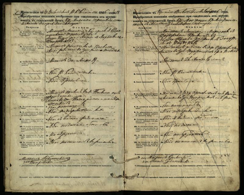 Pasvalio Romos katalikų parapijos bažnyčios 1866–1876 metų priešjungtuvinės apklausos knyga