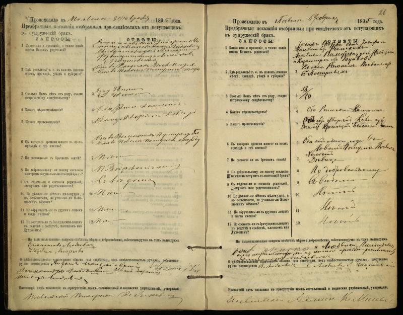 Pasvalio Romos katalikų parapijos bažnyčios 1894–1903 metų priešjungtuvinės apklausos knyga