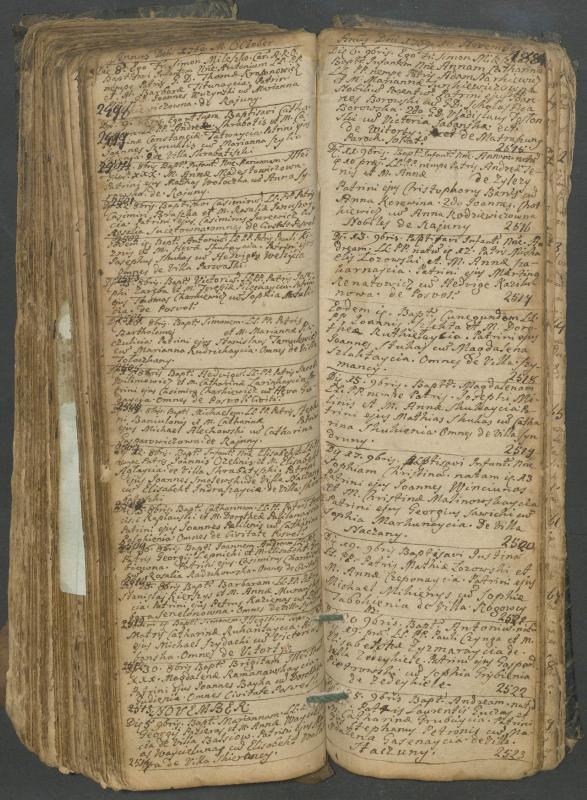 Pasvalio Romos katalikų parapijos bažnyčios 1749–1772 metų krikšto metrikų knyga