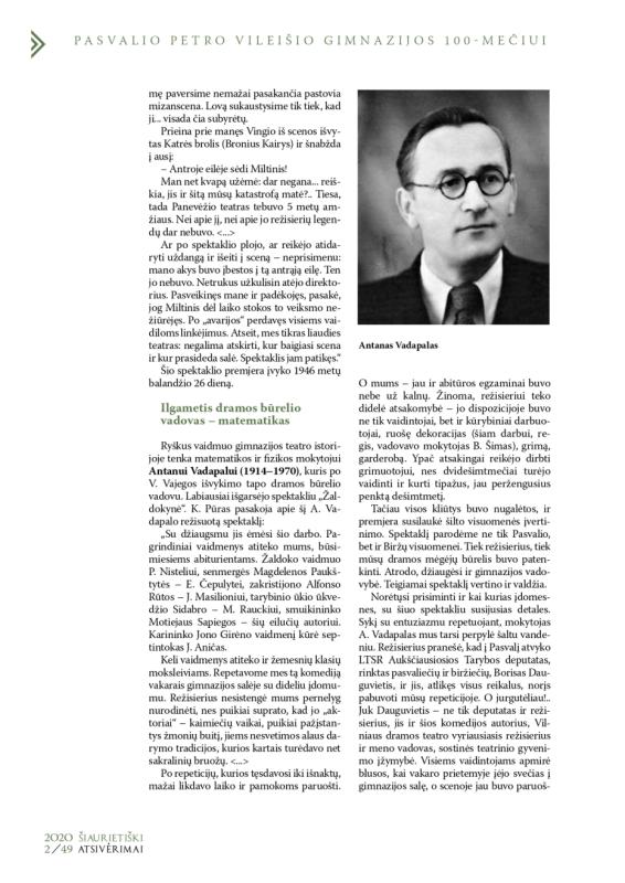 Šiaurietiški atsivėrimai : Pasvalio krašto istorijos ir kultūros žurnalas 2020, nr. 2 (49)