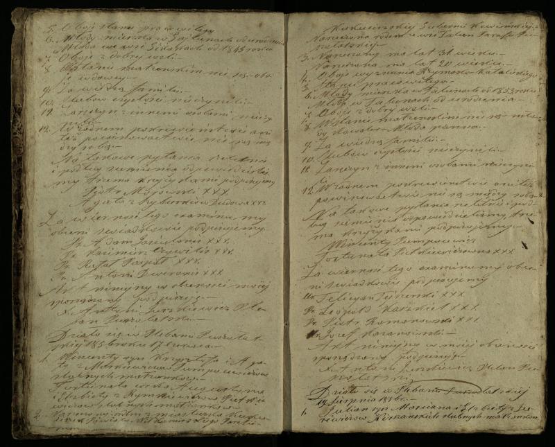 Pušaloto Romos katalikų parapijos bažnyčios 1855–1863 metų priešjungtuvinės apklausos knyga