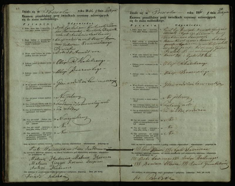 Pasvalio Romos katalikų parapijos bažnyčios 1859–1867 metų priešjungtuvinės apklausos knyga