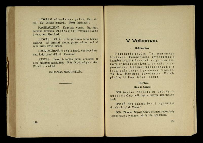 Kur laimė? : 5 veiksmų drama / J. Dobilas. – Kaunas: autoriaus leidinys, 1930. – 165, [1] p.