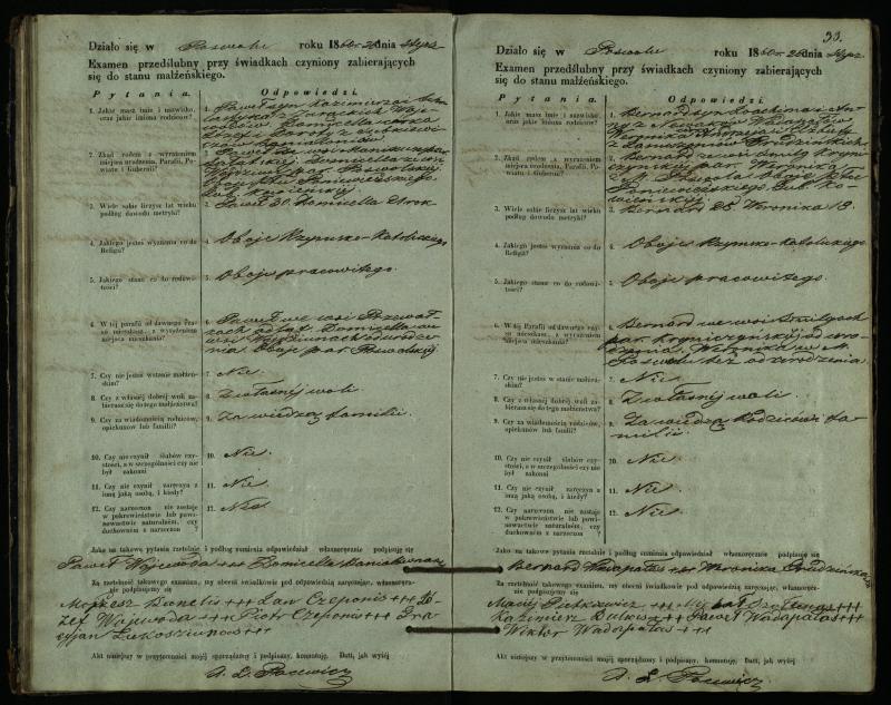 Pasvalio Romos katalikų parapijos bažnyčios 1859–1867 metų priešjungtuvinės apklausos knyga