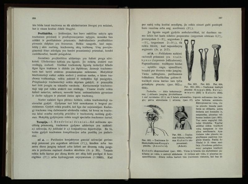 Akių ligų vadovas / Petras Avižonis. – Kaunas: Medicinos fakultetao leidinys, 1940. – VIII, 841, [2] p., 18 iliustr. lap.