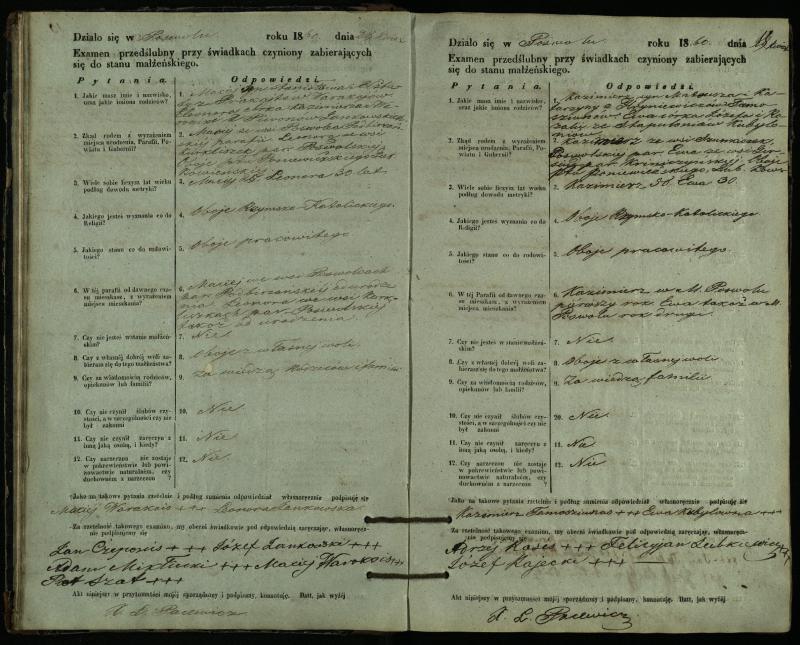 Pasvalio Romos katalikų parapijos bažnyčios 1859–1867 metų priešjungtuvinės apklausos knyga