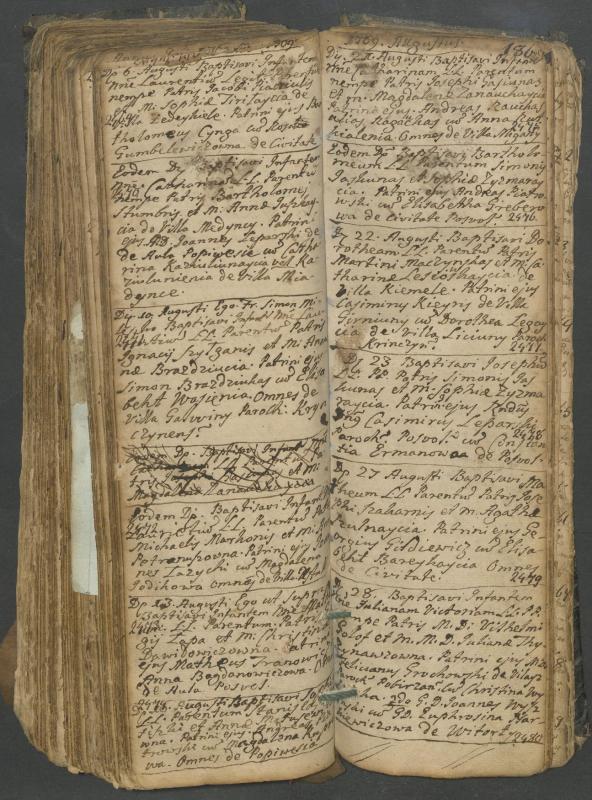 Pasvalio Romos katalikų parapijos bažnyčios 1749–1772 metų krikšto metrikų knyga