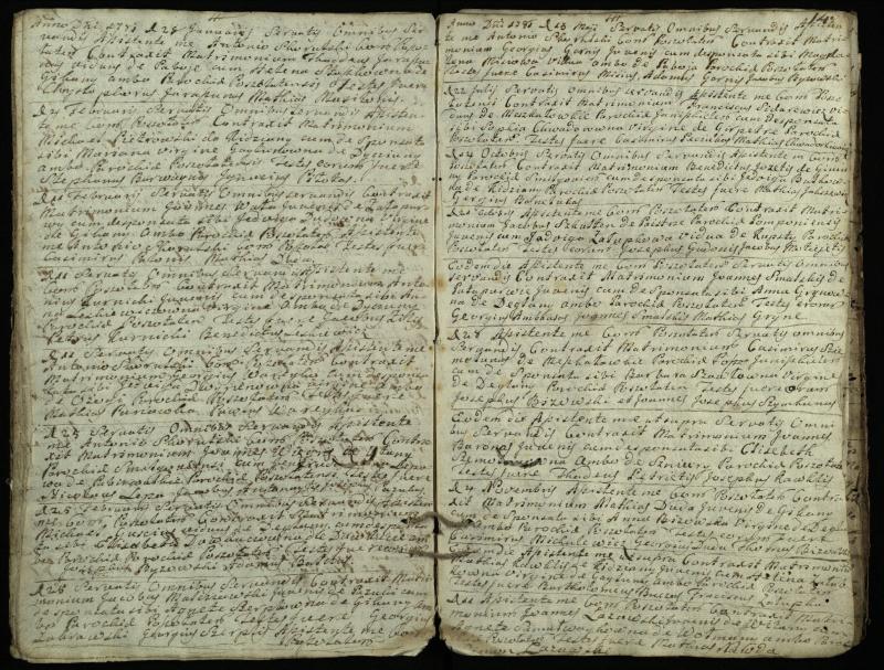 Pušaloto Romos katalikų parapijos bažnyčios 1772–1784 metų jungtuvių metrikų knyga