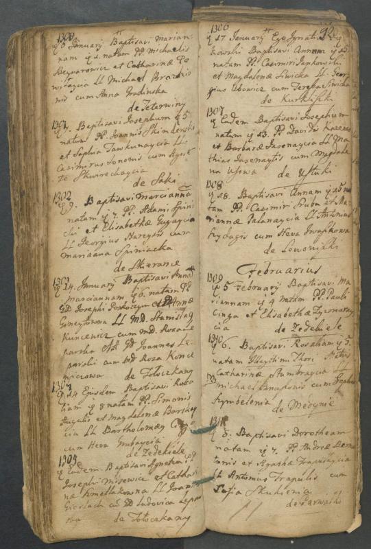 Pasvalio Romos katalikų parapijos bažnyčios 1749–1772 metų krikšto metrikų knyga
